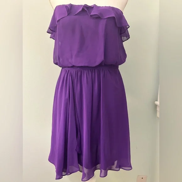 aqua purple dress Aqua Women's Sequined Sheath Dress - Exclusive - Purple